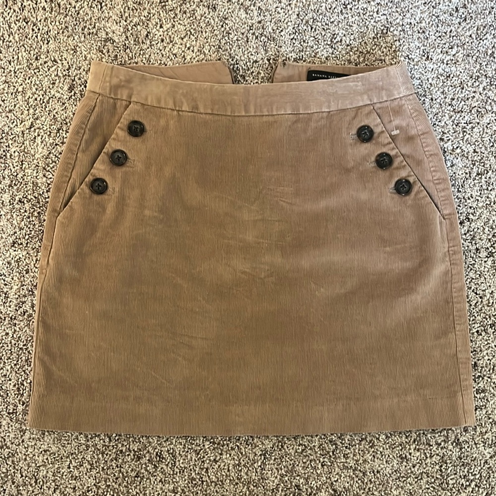 Banana Republic corduroy mini skirt
